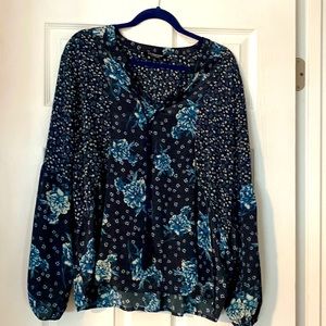 Liverpool Long sleeved floral Boho-style blouse SMOKE FREE HOME